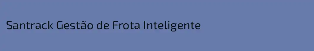 Santrack Gestão de Frota Inteligente